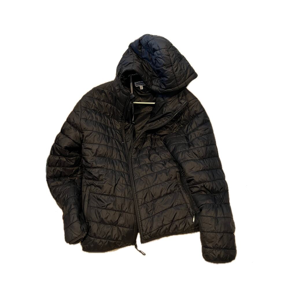 Outdoor Ventures Hooded Lightweight Packable Jacket Mens L